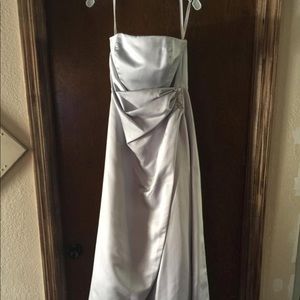 Silver formal worn 1 time for a photo shoot.